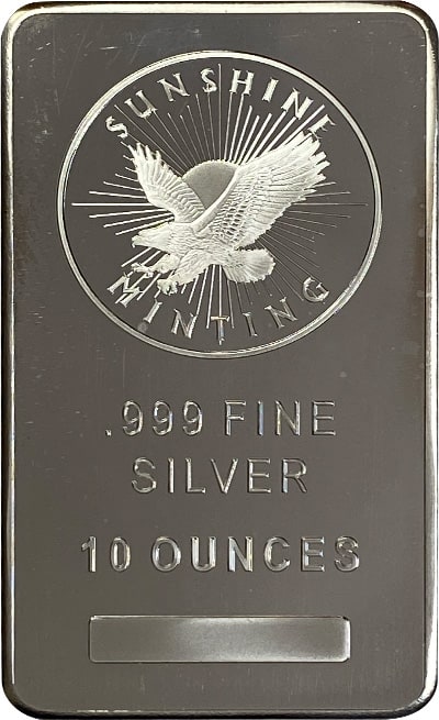 sunshine mint 10 oz bar