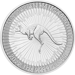 australian silver kangaroo coin reverse