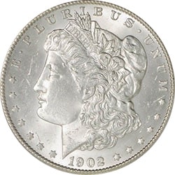 morgan silver dollar obverse