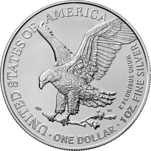 new 2023 american silver eagle coin reverse