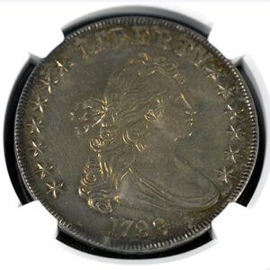 1799 Draped Bust Dollar Coin MS63