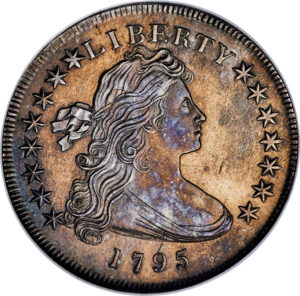 1795 Draped Bust Dollar Obverse Side