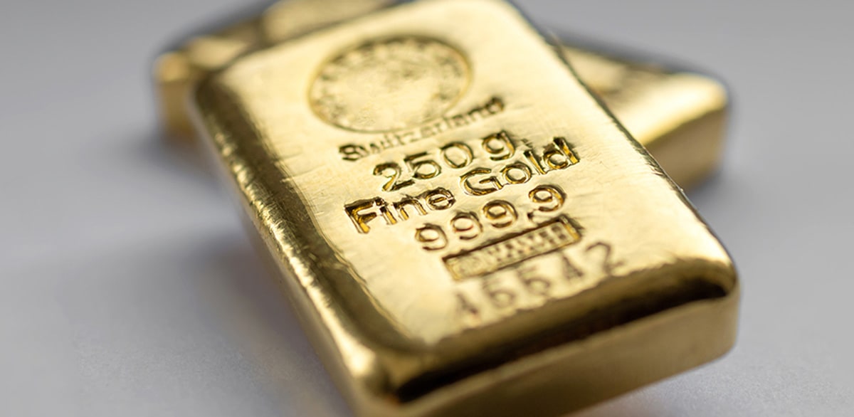 physical gold bars bullion