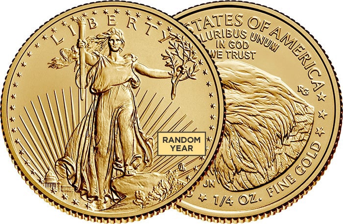 american eagle gold coin quarter oz