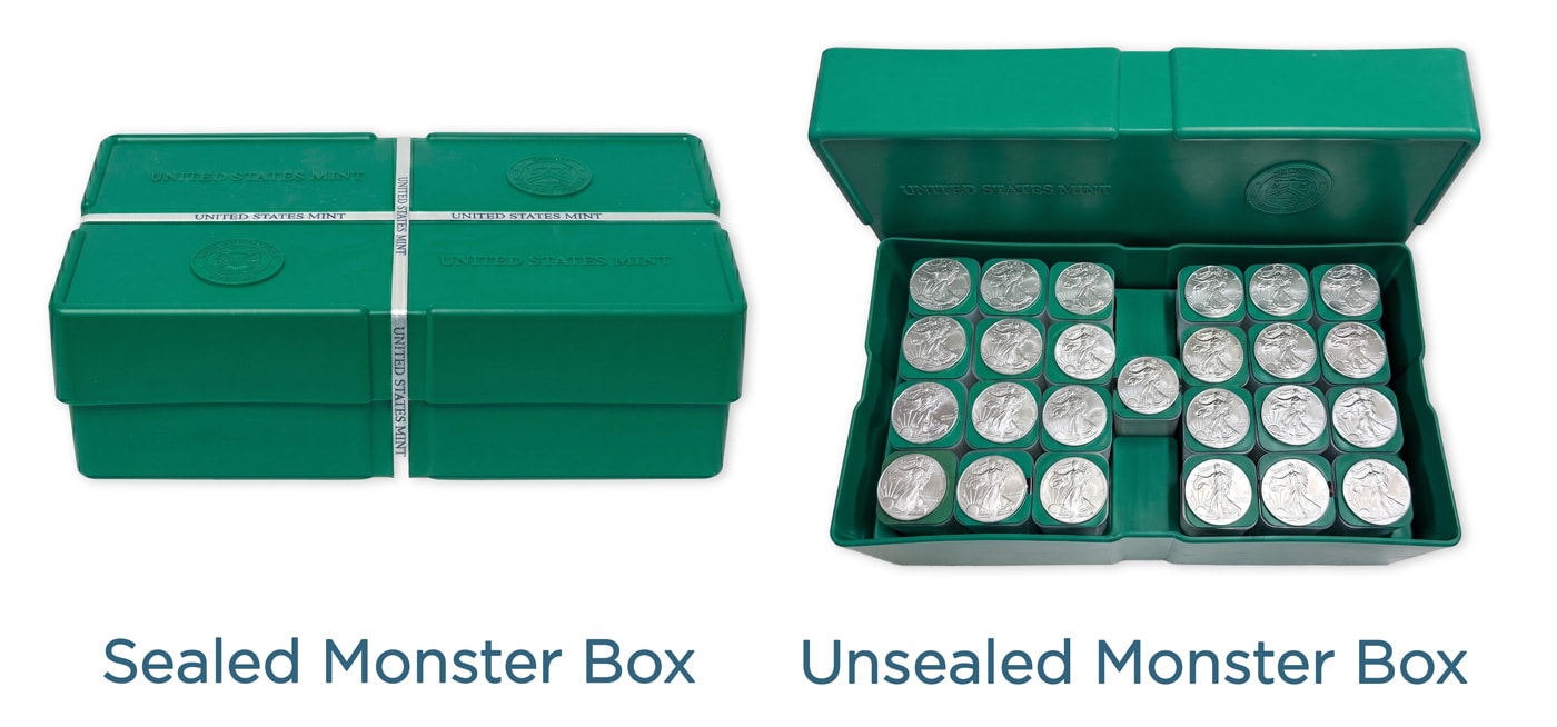 sealed vs unsealed silver monster box