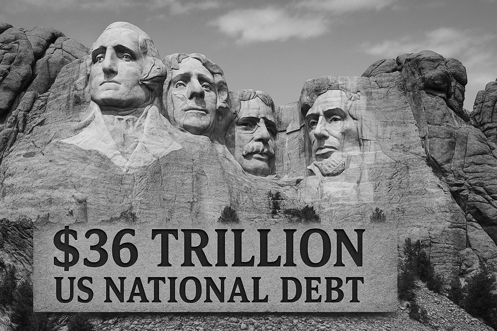 us national debt by president