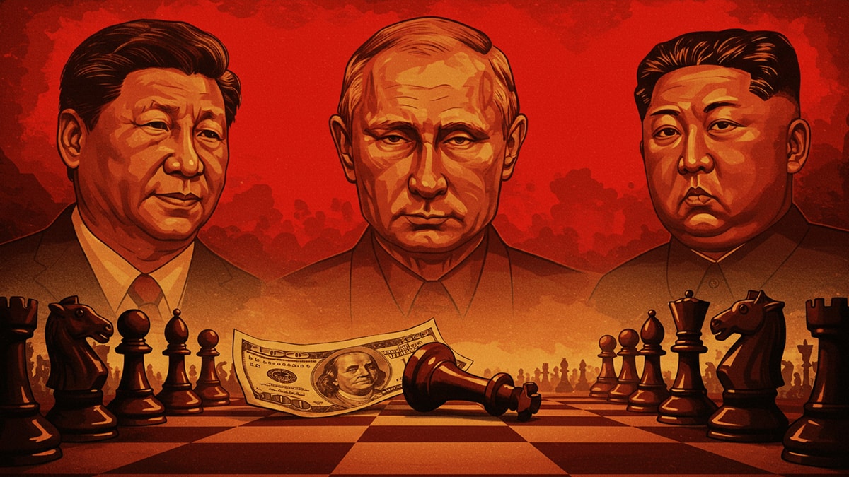 china russia north korea leaders us dollar