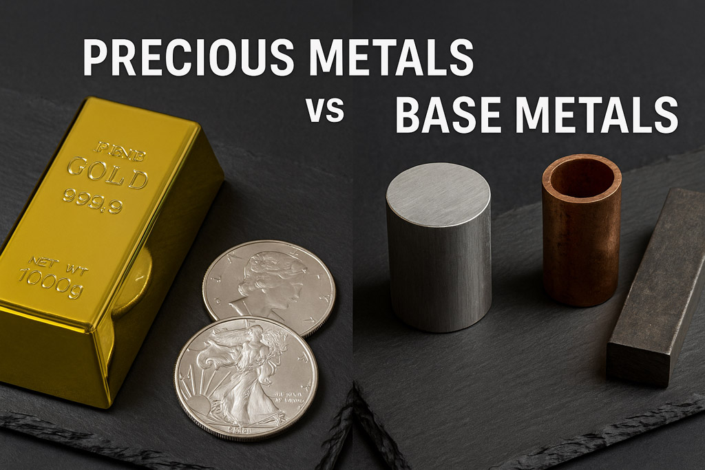investing in precious metals vs base metal