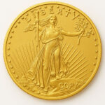 gold eagle replica coin