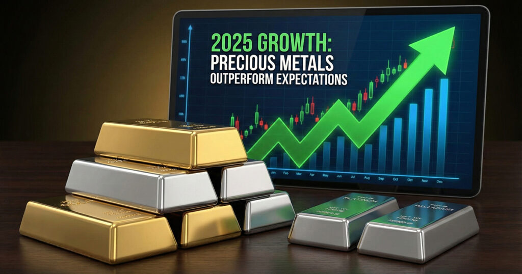 gold silver platinum palladium bars chart