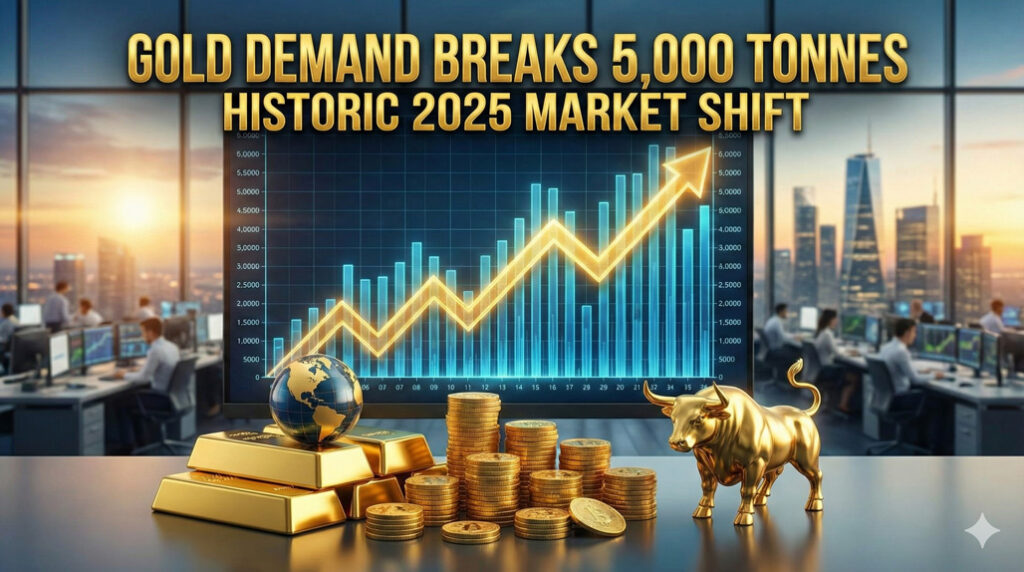 gold demand in 2025 breaks 5,000 tonnes