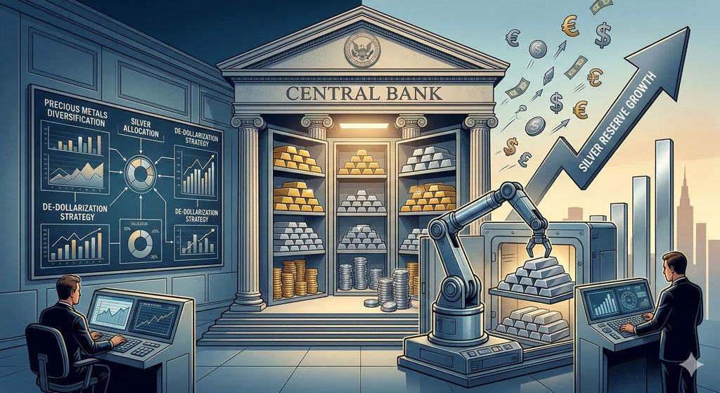 official central bank demand for silver