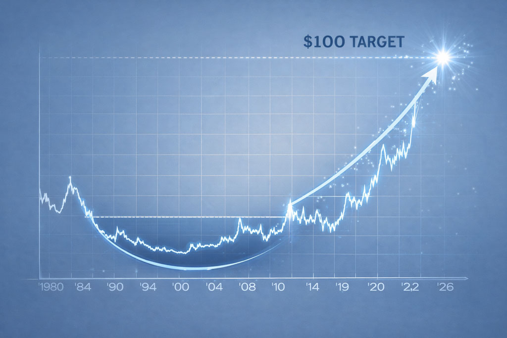silver's Technical Cup-and-Handle Breakout