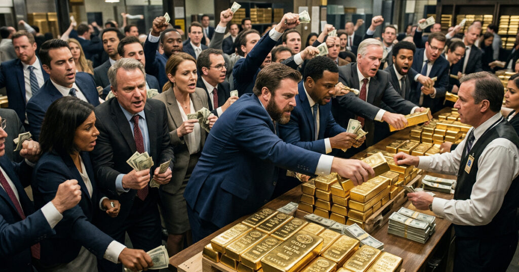 institutional investors. rushing to buy gold bars
