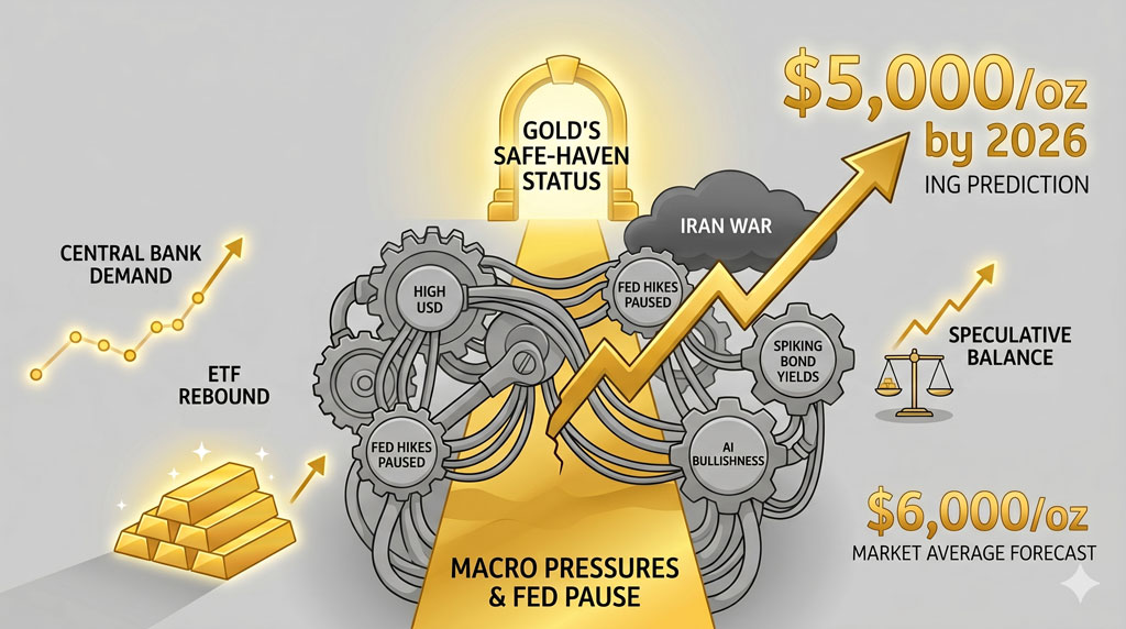 iran war clouding gold safe haven