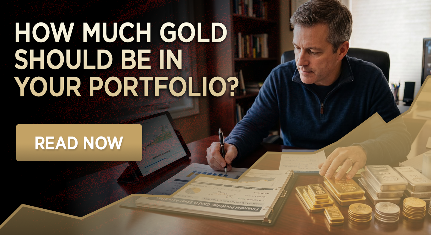 how much gold in a portfolio